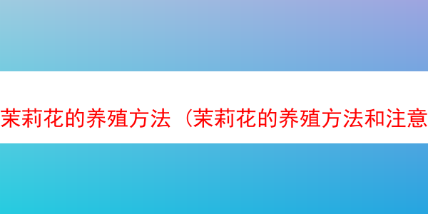 山茶花的养殖方法 (山茶花的养殖方法浇水)